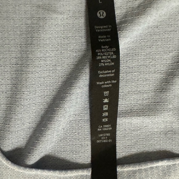 Lululemon Fast and Free Singlet *Airflow Tank - Picture 5 of 5